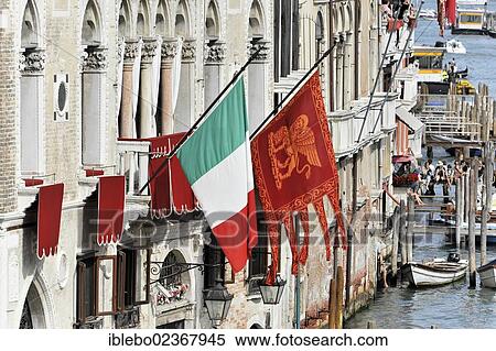 "Flags for Regata Storica 2012, Grand Canal, Venice, Veneto, Italy, Europe" View Large Photo Image Stock Photography - "Flags for Regata Storica 2012, Grand Canal, Venice, Veneto, Italy, Europe". Fotosearch