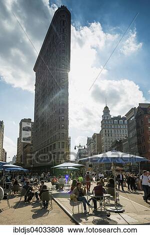 Stock Photo - "Flatiron Building, 5th Avenue, Upper East Side, Manhattan, New York City, New York, United States, North America". Fotosearch