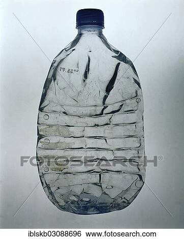 Flattened plastic water bottle View Large Photo Image Stock Photograph - Flattened plastic water bottle. Fotosearch