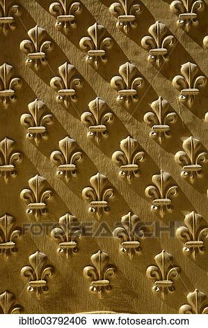 "Fleur-de-lis, lily flowers, decorative symbols on the door of Les Invalides, Paris, Ile-de-France, France, Europe" View Large Photo Image Stock Photograph - "Fleur-de-lis, lily flowers, decorative symbols on the door of Les Invalides, Paris, Ile-de-France, France, Europe". Fotosearch