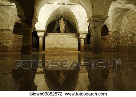 "Flooded crypt of San Zaccaria church, San Marco quarter, Venice, Veneto, Italy, Europe" View Large Photo Image Stock Image - "Flooded crypt of San Zaccaria church, San Marco quarter, Venice, Veneto, Italy, Europe". Fotosearch