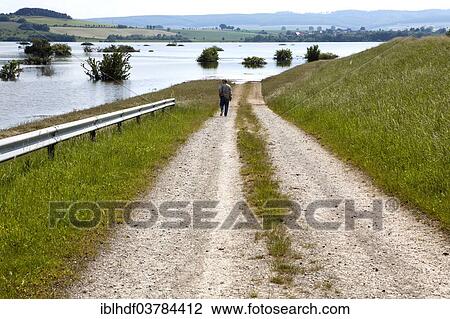 "Flooded flood-retention basin of the Leine river, Leine polder, Salzderhelden, Einbeck, Lower Saxony, Germany, Europe" View Large Photo Image Stock Image - "Flooded flood-retention basin of the Leine river, Leine polder, Salzderhelden, Einbeck, Lower Saxony, Germany, Europe". Fotosearch
