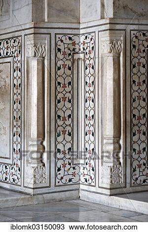 "Floral pattern, inlaid with semiprecious stones in marble, Taj Mahal, UNESCO World Cultural Heritage Site, Agra, Uttar Pradesh, India, Asia" View Large Photo Image Stock Image - "Floral pattern, inlaid with semiprecious stones in marble, Taj Mahal, UNESCO World Cultural Heritage Site, Agra, Uttar Pradesh, India, Asia". Fotosearch