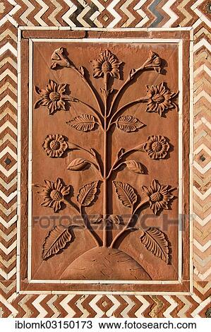 "Floral relief in sandstone, Taj Mahal, mausoleum, UNESCO World Heritage Site, Agra, Uttar Pradesh, India, Asia" View Large Photo Image Stock Image - "Floral relief in sandstone, Taj Mahal, mausoleum, UNESCO World Heritage Site, Agra, Uttar Pradesh, India, Asia". Fotosearch