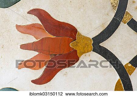 "Flower, inlaid with semi-precious stones in marble, Taj Mahal, UNESCO World Cultural Heritage Site, Agra, Uttar Pradesh, India, Asia" View Large Photo Image Stock Image - "Flower, inlaid with semi-precious stones in marble, Taj Mahal, UNESCO World Cultural Heritage Site, Agra, Uttar Pradesh, India, Asia". Fotosearch