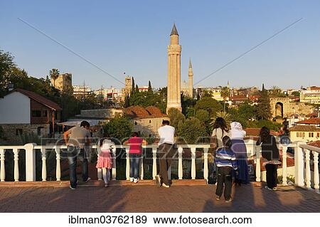 "Fluted Minaret, Yivliminare Cami mosque, Kaleici, Antalya, Antalya Province, Turkey, Asia" View Large Photo Image Stock Photo - "Fluted Minaret, Yivliminare Cami mosque, Kaleici, Antalya, Antalya Province, Turkey, Asia". Fotosearch