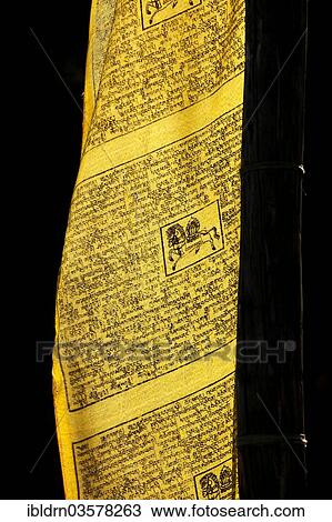 "Fluttering prayer flag, Yotongla Pass, Bumthang district, Bhutan, Asia" View Large Photo Image Stock Image - "Fluttering prayer flag, Yotongla Pass, Bumthang district, Bhutan, Asia". Fotosearch