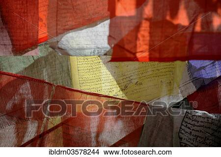 "Fluttering prayer flags, Yotongla Pass, Bumthang district, Bhutan, Asia" View Large Photo Image Picture - "Fluttering prayer flags, Yotongla Pass, Bumthang district, Bhutan, Asia". Fotosearch