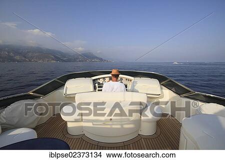 "Flybridge, sun deck, Leonardo II, a cruiser built by Azimut, type of boat: Leonardo 98, length: 30. 15 m, built in 2004, French Riviera, France, Mediterranean Sea, Europe" View Large Photo Image Picture - "Flybridge, sun deck, Leonardo II, a cruiser built by Azimut, type of boat: Leonardo 98, length: 30. 15 m, built in 2004, French Riviera, France, Mediterranean Sea, Europe". Fotosearch