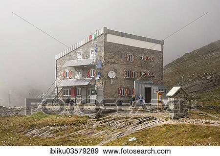 Stock Photo - "Fog at the Rifugio Gastaldi refuge, Lanzo Valleys, Graian Alps, Province of Turin, Piedmont region, Italy, Europe". Fotosearch