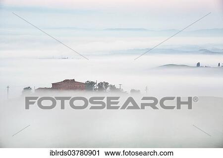 "Fog in the valleys of the Crete Senesi, Vescona Monteaperti, Tuscany, Italy, Europe" View Large Photo Image Stock Image - "Fog in the valleys of the Crete Senesi, Vescona Monteaperti, Tuscany, Italy, Europe". Fotosearch