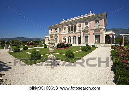 "Fondation Ephrussi de Rothschild, Saint Jean Cap Ferrat, Departement Alpes-Maritimes, Region Provence-Alpes-Cote d? ÇÖAzur, France, Europe" View Large Photo Image Stock Image - "Fondation Ephrussi de Rothschild, Saint Jean Cap Ferrat, Departement Alpes-Maritimes, Region Provence-Alpes-Cote d? ÇÖAzur, France, Europe". Fotosearch