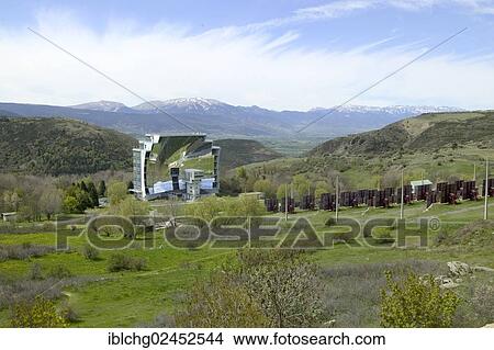 "Font Romeu, Odeillo, World's largest solar furnace, CNRS, Centre national de la recherche scientifique, Catalonia, Spain, Europe" View Large Photo Image Picture - "Font Romeu, Odeillo, World's largest solar furnace, CNRS, Centre national de la recherche scientifique, Catalonia, Spain, Europe". Fotosearch