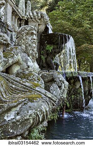"Fontana dei Giganti, Giant's Fountain, river god of the Tiber River, garden of Villa Lante, Bagnaia, Lazio, Italy, Europe" View Large Photo Image Stock Image - "Fontana dei Giganti, Giant's Fountain, river god of the Tiber River, garden of Villa Lante, Bagnaia, Lazio, Italy, Europe". Fotosearch