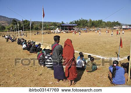 "Football match in the countryside near Kakku, Kakku, Taunggyi, Shan State, Myanmar, Burma, Asia" View Large Photo Image Stock Photo - "Football match in the countryside near Kakku, Kakku, Taunggyi, Shan State, Myanmar, Burma, Asia". Fotosearch