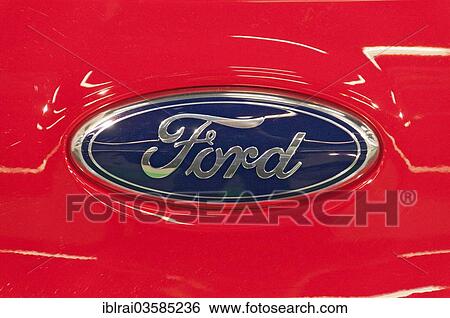 Ford logo on a car View Large Photo Image Stock Photograph - Ford logo on a car. Fotosearch