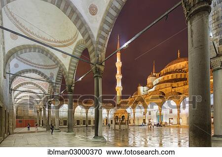 "Forecourt, Blue Mosque, Sultan Ahmed Mosque or Sultanahmet Camii, Istanbul, European side, Istanbul Province, Turkey, European side, Europe" View Large Photo Image Stock Image - "Forecourt, Blue Mosque, Sultan Ahmed Mosque or Sultanahmet Camii, Istanbul, European side, Istanbul Province, Turkey, European side, Europe". Fotosearch