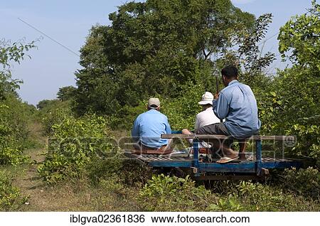 "Foreign tourists during a trip on the Bamboo Train, Battambang, Cambodia, Southeast Asia, Asia" View Large Photo Image Stock Photograph - "Foreign tourists during a trip on the Bamboo Train, Battambang, Cambodia, Southeast Asia, Asia". Fotosearch