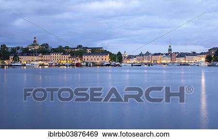 "Former barracks buildings on the Stockholm island of Skeppsholmen, district of Sodermalm on the right, Stockholm, Stockholms lan or Stockholm County, Sweden, Europe" View Large Photo Image Stock Photo - "Former barracks buildings on the Stockholm island of Skeppsholmen, district of Sodermalm on the right, Stockholm, Stockholms lan or Stockholm County, Sweden, Europe". Fotosearch