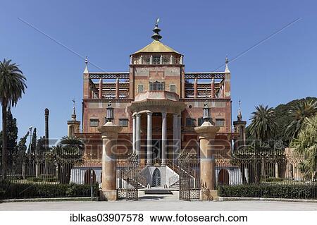 "Former Bourbon Royal Palace built in an oriental style, Palazzina Cinese or Casina Cinese, Palermo, Sicily, Italy, Europe" View Large Photo Image Stock Photo - "Former Bourbon Royal Palace built in an oriental style, Palazzina Cinese or Casina Cinese, Palermo, Sicily, Italy, Europe". Fotosearch