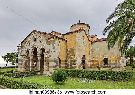 Stock Photography - "Former Byzantine Hagia Sophia or Ayasofya monastery church, Trabzon, Black Sea coast, Black Sea Region, Turkey, Asia". Fotosearch
