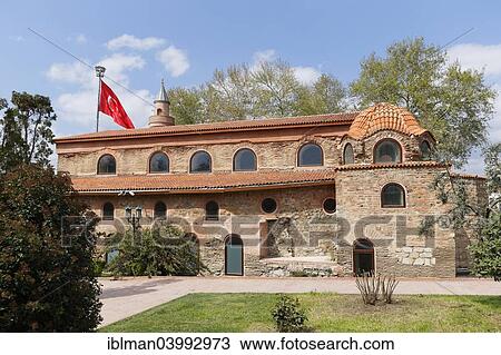Stock Image - "Former Church of Hagia Sophia or Ayasofya, Iznik, Bursa Province, Marmara Region, Turkey, Asia". Fotosearch