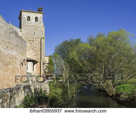 Stock Photo - "Former Collegiate Church of San Cosme y San Damian, Covarrubias, Castile and Leon, Spain, Europe". Fotosearch