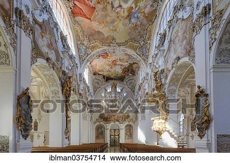"Former Collegiate Church of St. John the Baptist, Steingaden, Pfaffenwinkel region, Upper Bavaria, Bavaria, Germany, Europe" View Large Photo Image Picture - "Former Collegiate Church of St. John the Baptist, Steingaden, Pfaffenwinkel region, Upper Bavaria, Bavaria, Germany, Europe". Fotosearch