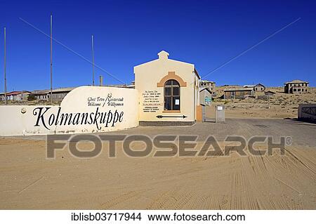 Picture - "Former diamond city of Kolmanskuppe, now a ghost town, Kolmanskop, Karas Region, Namibia, Africa". Fotosearch
