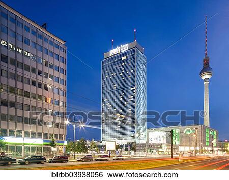 "Former Inter Hotel, later Forum Hotel and Park Inn by Radisson, TV Tower, Alexanderplatz square, Mitte district, Berlin, Germany, Europe" View Large Photo Image Stock Photograph - "Former Inter Hotel, later Forum Hotel and Park Inn by Radisson, TV Tower, Alexanderplatz square, Mitte district, Berlin, Germany, Europe". Fotosearch