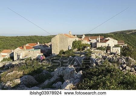 "Former Pirates' Nest, Lubenice, Island of Cres, Kvarner Gulf, Croatia, Europe" View Large Photo Image Picture - "Former Pirates' Nest, Lubenice, Island of Cres, Kvarner Gulf, Croatia, Europe". Fotosearch
