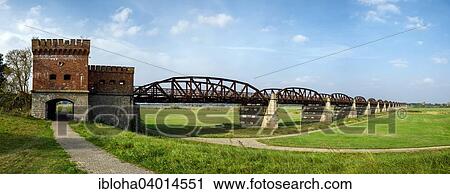 "Former railway bridge Elbbrucke Domitz over the River Elbe at Domitz, Lower Saxony, Germany, Europe" View Large Photo Image Stock Image - "Former railway bridge Elbbrucke Domitz over the River Elbe at Domitz, Lower Saxony, Germany, Europe". Fotosearch
