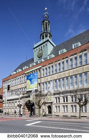 Stock Photo - "Former Town Hall, today East Frisian museum, Emden, East Frisia, Lower Saxony, Germany, Europe". Fotosearch