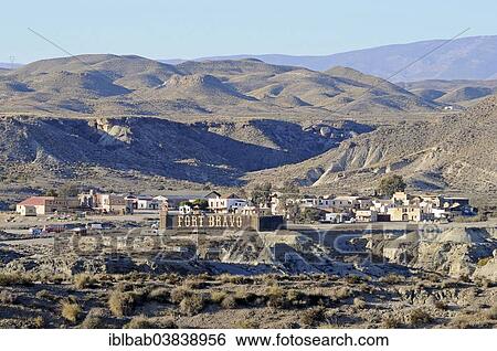 "Fort Bravo, Texas Hollywood, western town, Tabernas, Almeria province, Andalusia, Spain, Europe" View Large Photo Image Stock Photograph - "Fort Bravo, Texas Hollywood, western town, Tabernas, Almeria province, Andalusia, Spain, Europe". Fotosearch