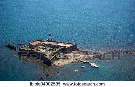 "Fort Brescou off Cap d'Agde, Agde, Languedoc-Roussillon, France, Europe" View Large Photo Image Stock Photography - "Fort Brescou off Cap d'Agde, Agde, Languedoc-Roussillon, France, Europe". Fotosearch