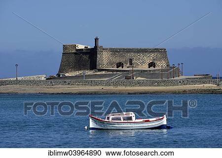"Fort Castillo de San Gabriel, Arrecife, Lanzarote, Canary Islands, Spain, Europe" View Large Photo Image Stock Image - "Fort Castillo de San Gabriel, Arrecife, Lanzarote, Canary Islands, Spain, Europe". Fotosearch