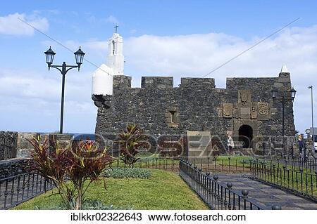 "Fort in Garachico, Tenerife, Canary Islands, Spain, Europe" View Large Photo Image Stock Image - "Fort in Garachico, Tenerife, Canary Islands, Spain, Europe". Fotosearch