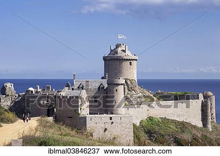 "Fort-la-Latte or Castle of La Latte, Cote d’Emeraude or Emerald Coast, Brittany, France, Europe" View Large Photo Image Stock Photo - "Fort-la-Latte or Castle of La Latte, Cote d’Emeraude or Emerald Coast, Brittany, France, Europe". Fotosearch