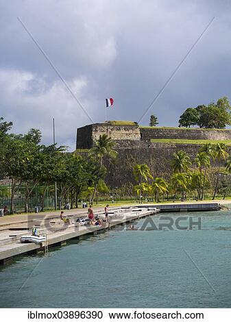 "Fort Louis, Fort de France, Windward Islands, Lesser Antilles, Martinique, North America" View Large Photo Image Stock Image - "Fort Louis, Fort de France, Windward Islands, Lesser Antilles, Martinique, North America". Fotosearch