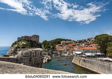"Fort Lovrijenac or St. Lawrence Fortress, historic centre, Dubrovnik, Adriatic, Dalmatia, Croatia, Europe" View Large Photo Image Stock Image - "Fort Lovrijenac or St. Lawrence Fortress, historic centre, Dubrovnik, Adriatic, Dalmatia, Croatia, Europe". Fotosearch