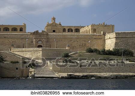 Stock Photography - "Fort Manoel, Manoel Island, Malta, Europe". Fotosearch