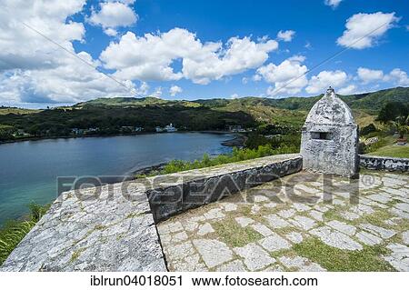 Stock Image - "Fort Soledad, Umatac, Guam, US Territory, Pacific, Oceania". Fotosearch