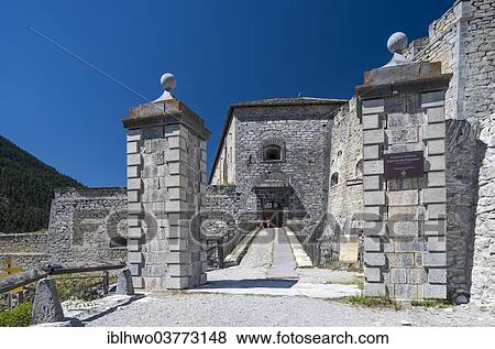 Stock Photo - "Fort Victor-Emmanuel, near Aussois, Savoie departement, Rhone-Alpes region, France, Europe". Fotosearch