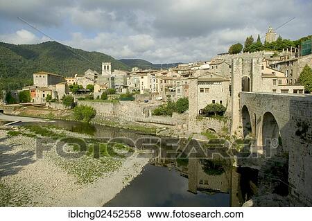"Fortified bridge, Besalu, Catalonia, Spain, Europe" View Large Photo Image Stock Photo - "Fortified bridge, Besalu, Catalonia, Spain, Europe". Fotosearch