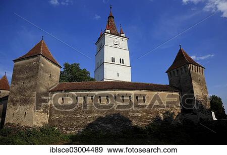 Stock Photo - "Fortified Church of Harman, UNESCO World Cultural Heritage Site, Harman, Brasov County, Transylvania, Romania, Europe". Fotosearch