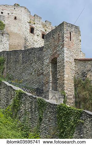 "Fortified walls, ruins of Pappenheim Castle, Altmuhltal, Pappenheim, Middle Franconia, Bavaria, Germany, Europe" View Large Photo Image Stock Image - "Fortified walls, ruins of Pappenheim Castle, Altmuhltal, Pappenheim, Middle Franconia, Bavaria, Germany, Europe". Fotosearch