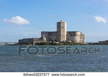 "Fortress Castello della Colombaia, part of the fortifications, Felseninsel Colombaia, Trapani, Nordwest-Kuste von Sizilien, Provinz Trapani, Sicily, Italy, Europe" View Large Photo Image Stock Photo - "Fortress Castello della Colombaia, part of the fortifications, Felseninsel Colombaia, Trapani, Nordwest-Kuste von Sizilien, Provinz Trapani, Sicily, Italy, Europe". Fotosearch