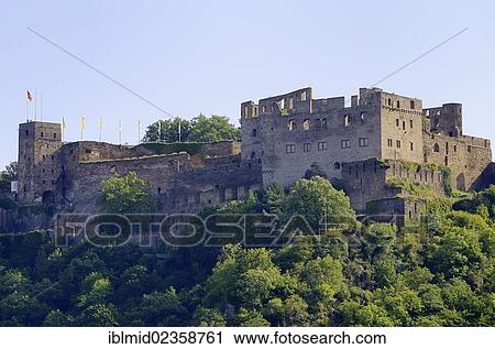 "Fortress of Burg Rheinfels Castle, St. Goar, UNESCO World Cultural Heritage Site Upper Middle Rhine Valley, Rhein-Lahn-Kreis district, Rhineland-Palatinate, Germany, Europe" View Large Photo Image Stock Image - "Fortress of Burg Rheinfels Castle, St. Goar, UNESCO World Cultural Heritage Site Upper Middle Rhine Valley, Rhein-Lahn-Kreis district, Rhineland-Palatinate, Germany, Europe". Fotosearch