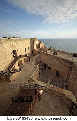 Stock Image - "Fortress of Castillo de San Pedro de la Roca, Ciudamar, Santiago de Cuba Province, Cuba, North America". Fotosearch