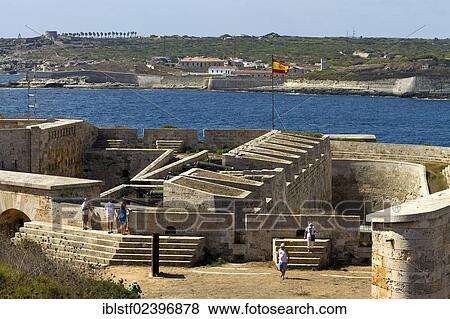 "Fortress of La Mola, near Mao, Mahon, Menorca Island, Balearic Islands, Spain, Southern Europe, Europe" View Large Photo Image Stock Photo - "Fortress of La Mola, near Mao, Mahon, Menorca Island, Balearic Islands, Spain, Southern Europe, Europe". Fotosearch